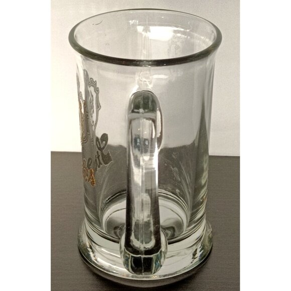 Stroh Glass Beer Stein Vintage with Gold Leaf Etching - Picture 2 of 7